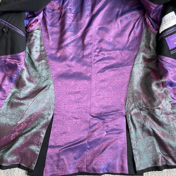 EC Men's Ted Baker Black Blazer - Size Small (36) - Picture 3 of 4